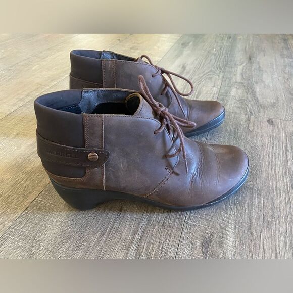Merrell women’s size 8.5 butter rum brown select grip performance fashion boots - Picture 1 of 14